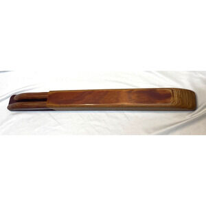 2PC ShurEdge Knife Slicer Carver Robeson Gourmet Cutlery Wooden Case Carving Set